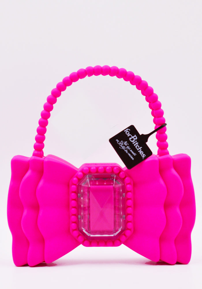 FORBITCHES 22SFBBO035 BOW BAG FLUO PINK