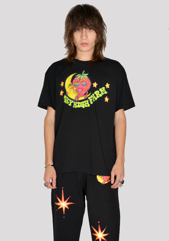 SKY HIGH FARM SHF03T031 ALLY BO SKY HIGH FARM GRAPHIC T-SHIRT BLACK SS23 | DOSHABURI Online Shop