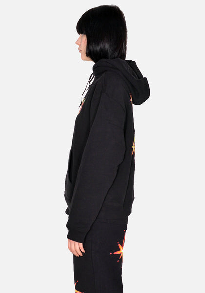 SKY HIGH FARM SHF03T032 ALLY BO FIREWORK AWEAT HOODIE BLACK SS23 | DOSHABURI Online Shop