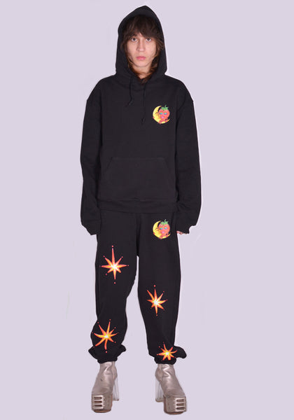 SKY HIGH FARM SHF03T032 ALLY BO FIREWORK AWEAT HOODIE BLACK SS23 | DOSHABURI Online Shop