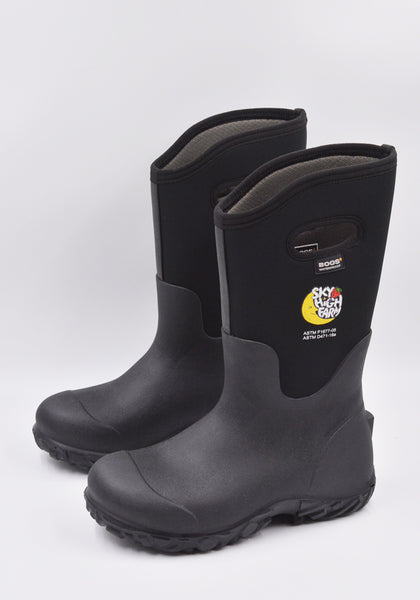 SKY HIGH FARM SHF03K101 BOGS WORKWEAR WORKER BOOT BLACK SS23 | DOSAHBURI Online Shop