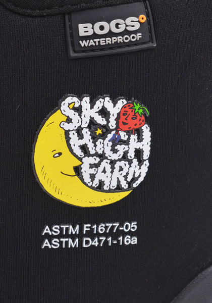 SKY HIGH FARM SHF03K101 BOGS WORKWEAR WORKER BOOT BLACK SS23 | DOSAHBURI Online Shop
