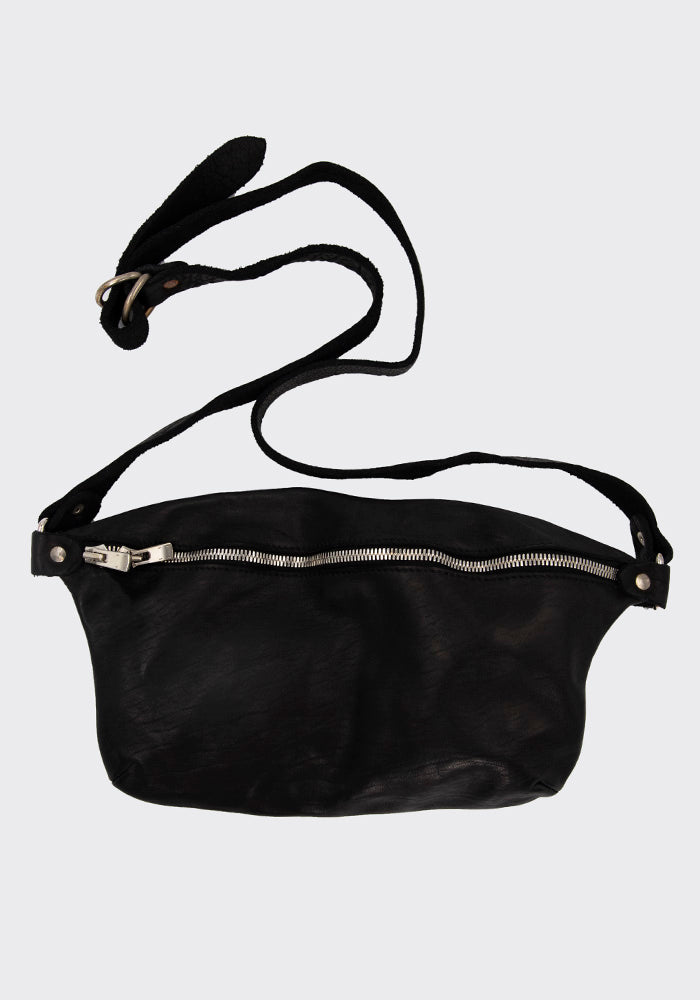 GUIDI body bag soft horse full grain Q10 black グイディ