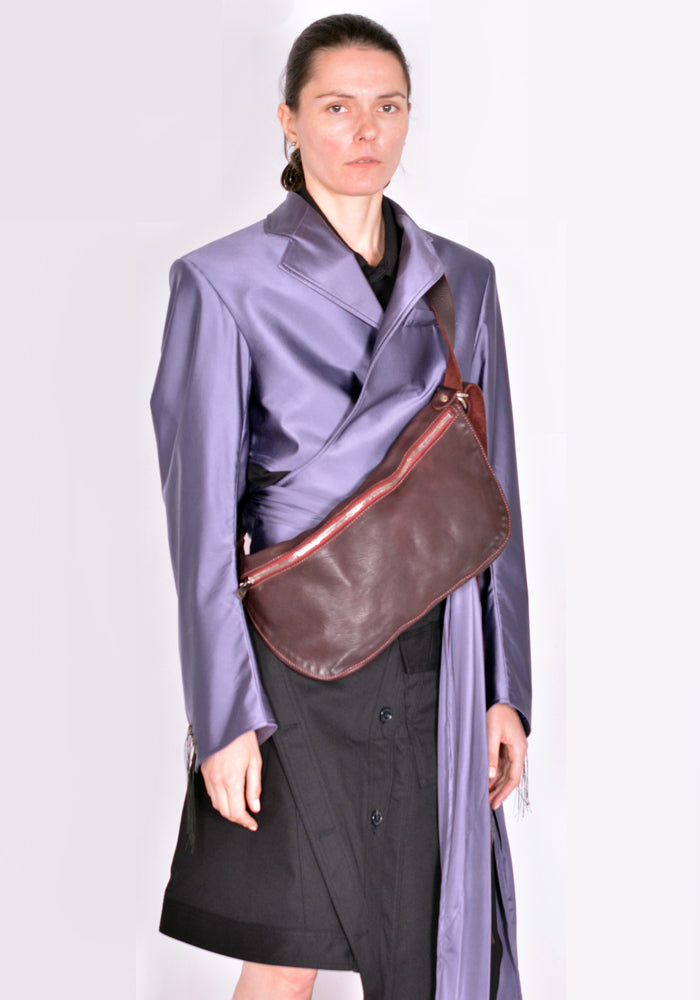 GUIDI Q10M SOFT HORSE FULL GRAIN BELT-BAG BROWN | DOSHABURI