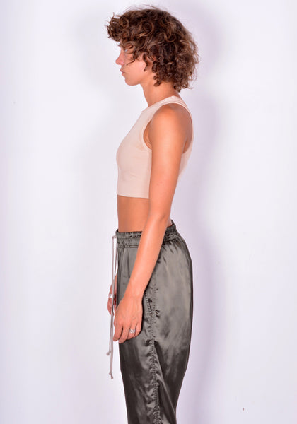 GUACAMOLE 20-1019-BEG CROPPED TANK TOP BEIGE | DOSHABURI Online Shop