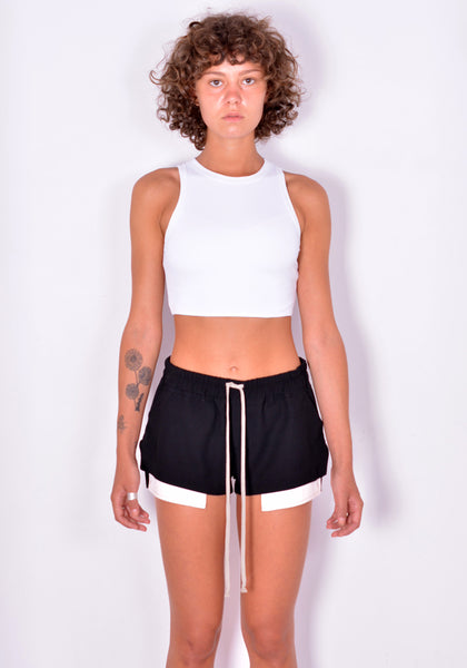 GUACAMOLE 20-1019-WHT CROPPED TANK TOP WHITE | DOSHABURI Online Shop