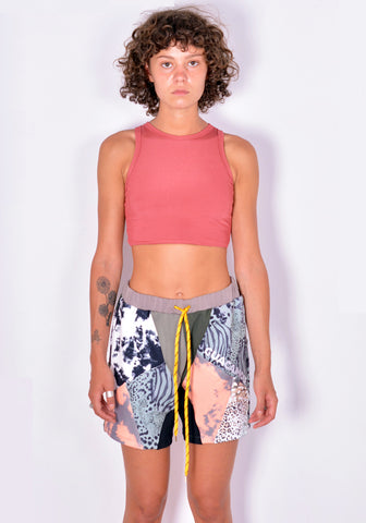 GUACAMOLE 20-1019-LND CROPPED TANK TOP TERRACOTTA | DOSHABURI Online Shop