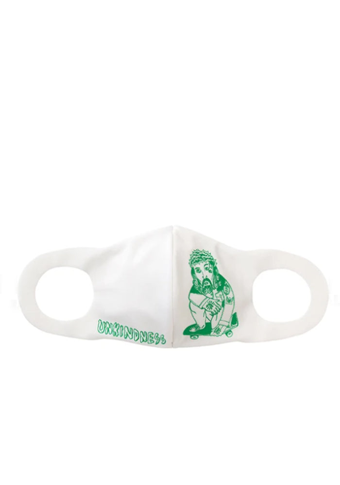 GUACAMOLE x UNKINDNESS TOKYO MV-0015 FACE MASK WHITE | DOSHABURI Online Shop