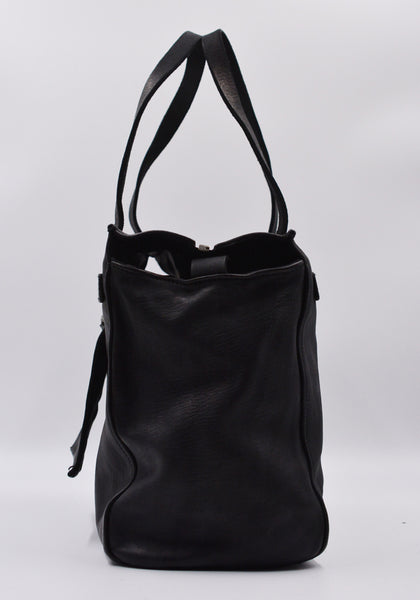 GUIDI BX30 BLKT SOFT HORSE FULL GRAIN TOTE BAG BLACK | DOSHABURI Shop