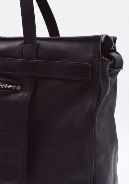 GUIDI BX30 BLKT SOFT HORSE FULL GRAIN TOTE BAG BLACK | DOSHABURI Shop