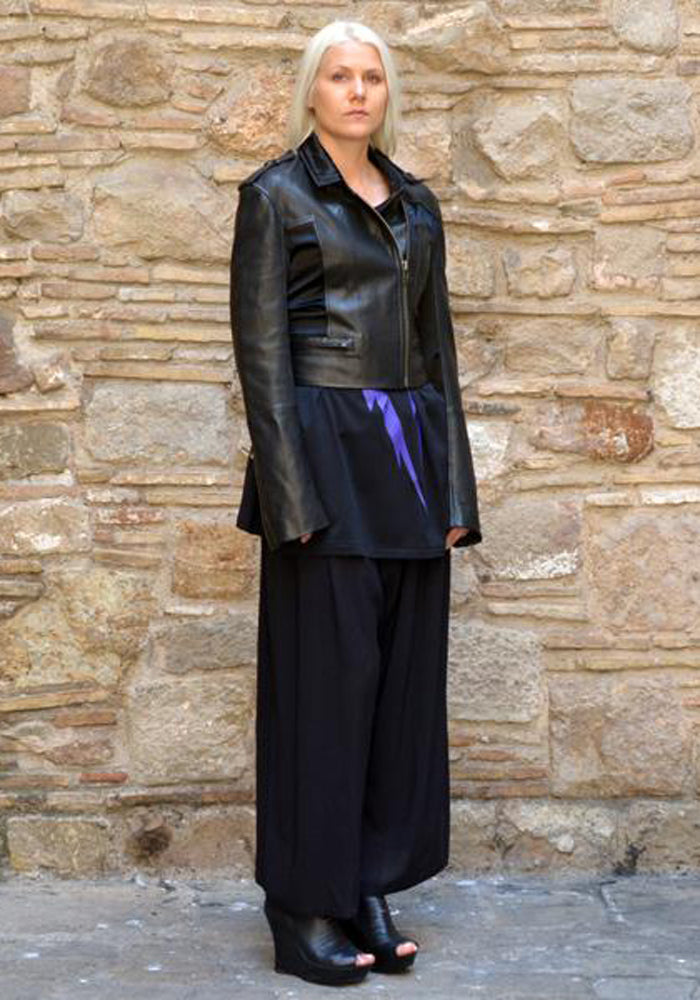 Haider ackermann leather best sale jacket