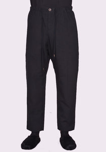INDIVIDUAL SENTIMENTS PA89-LC36 DRAWSTRING PANTS BLACK 23SS | DOSHABURI Online Shop