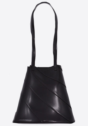 KIKO KOSTADINOV KKWSS22B02-054 MINI TWISTED SHOPPER BAG  ABYSS BLACK SS22 | DOSHABURI Shop