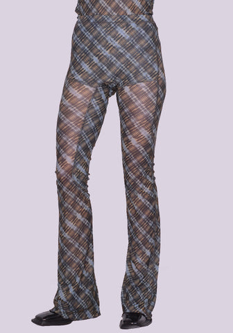 KNWLS HL0BLP HALCYON LEGGINGS BLEACH PLAID SS23 | DOSHABURI Online Shop