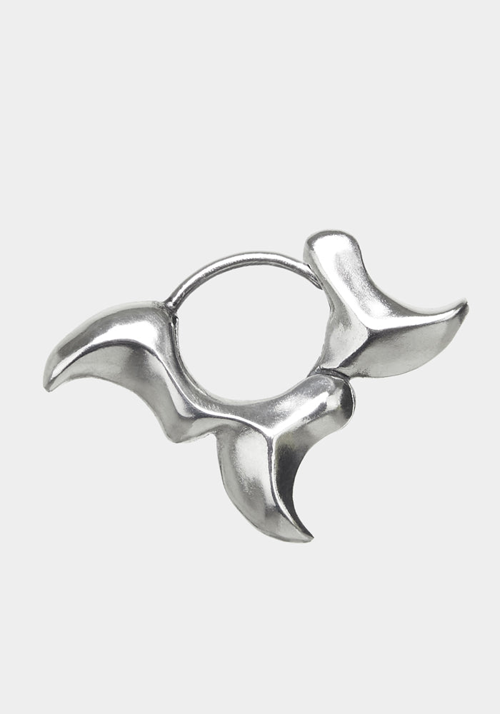 KUSIKOHC KUF2XG000001.000 DAGGER EARRING SILVER FW22 | DOSHABURI Online Shop