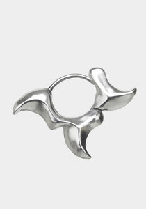 KUSIKOHC KUF2XG000001.000 DAGGER EARRING SILVER FW22 | DOSHABURI Online Shop