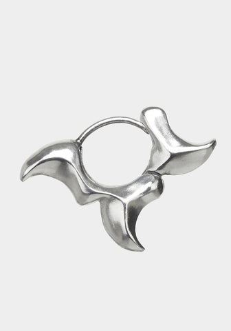 KUSIKOHC KUF2XG000001.000 DAGGER EARRING SILVER FW22 | DOSHABURI Online Shop
