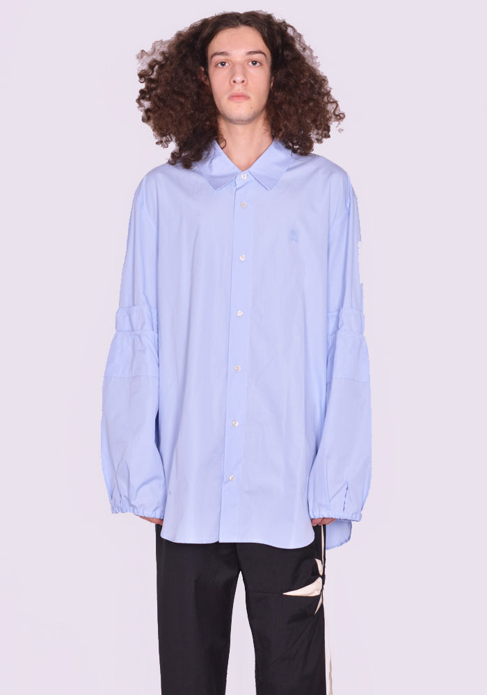 KUSIKOHC KUF2MS02AP-TE572.444 OVERFIT SHIRT CIELO FW22 | DOSHABURI Online Shop