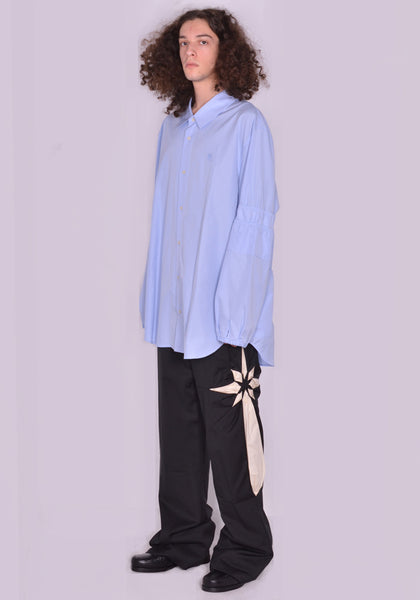 KUSIKOHC KUF2MS02AP-TE572.444 OVERFIT SHIRT CIELO FW22 | DOSHABURI Online Shop