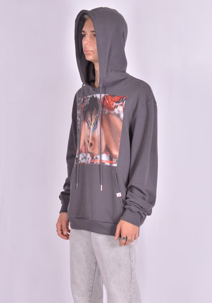 CHARLES JEFFREY LOVERBOY CJLAW21BCH BASECAMP SWEAT HOODIE GREY  (NEW SEASON FW21)