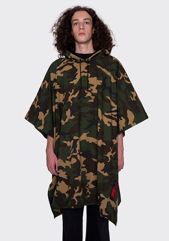LU'U DAN MC005_CC OVERSIZED PONCHO CAMO FW22 | 50%OFF SALE | – DOSHABURI
