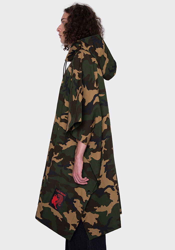 LU'U DAN MC005_CC OVERSIZED PONCHO CAMO FW22 | 50%OFF SALE | – DOSHABURI