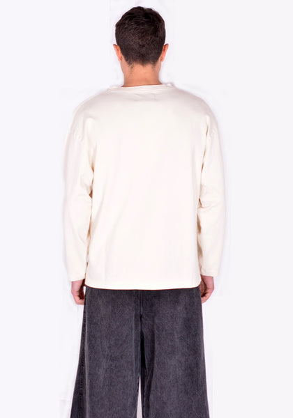 LIBERAL YOUTH MINISTRY LTS4CS CUMMING SOON SWEATERSHIRT CREAM FW21