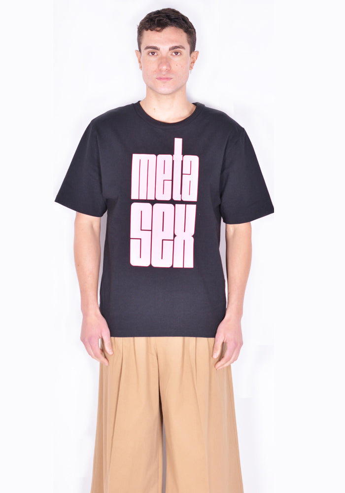 LIBERAL YOUTH MINISTRY TS02MS META SEX T-SHIRT BLACK FW21 | DOSHABURI Online Shop