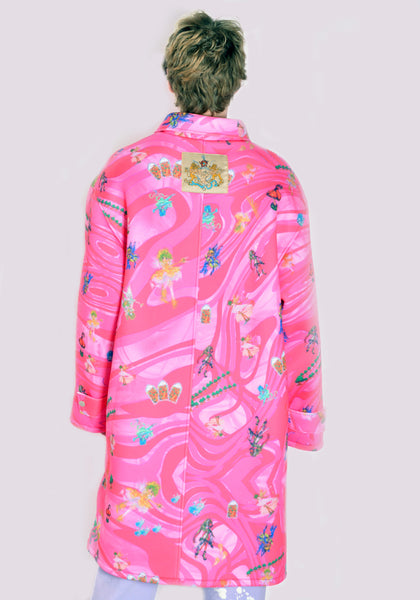 LIBERAL YOUTH MINISTRY LYM01C101 SCUBA SWEAT COAT PINK FAIRY SS22 | DOSHABURI Online Shop