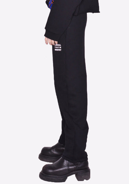 LIBERAL YOUTH MINISTRY LYM03P008 UNISEX SWEATPANTS BLACK SS23 | DOSHABURI Online Shop