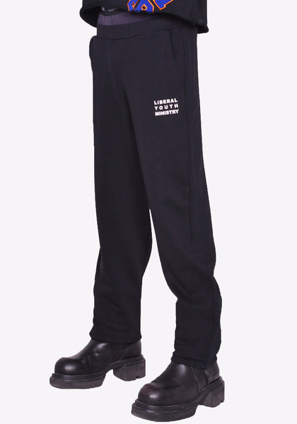 LIBERAL YOUTH MINISTRY LYM03P008 UNISEX SWEATPANTS BLACK SS23 | DOSHABURI Online Shop