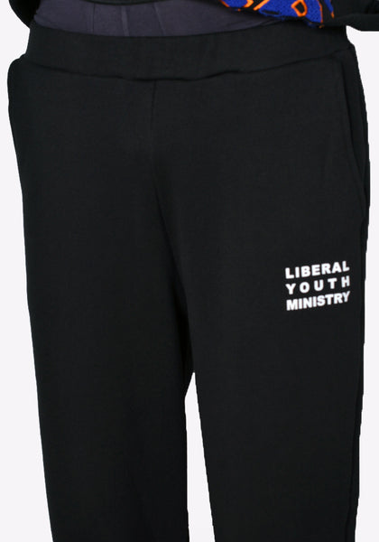 LIBERAL YOUTH MINISTRY LYM03P008 UNISEX SWEATPANTS BLACK SS23 | DOSHABURI Online Shop