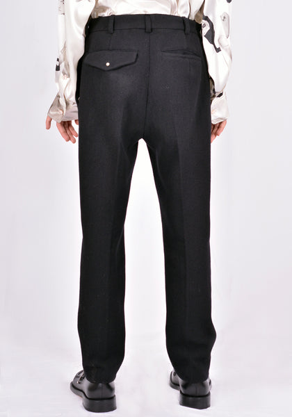 MAGLIANO MAXMPA09FA14 SKINNY FELT PANTS BLACK 2021FW | DOSHABURI Online Shop