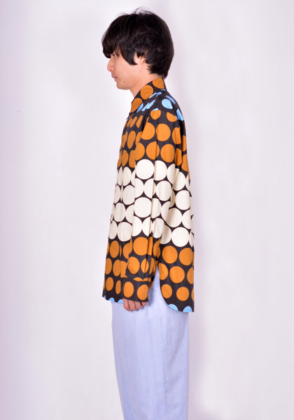 MARNI CUMU0212A0 POLKA DOT SHIRT FW21 | DOSHABURI Online Shop