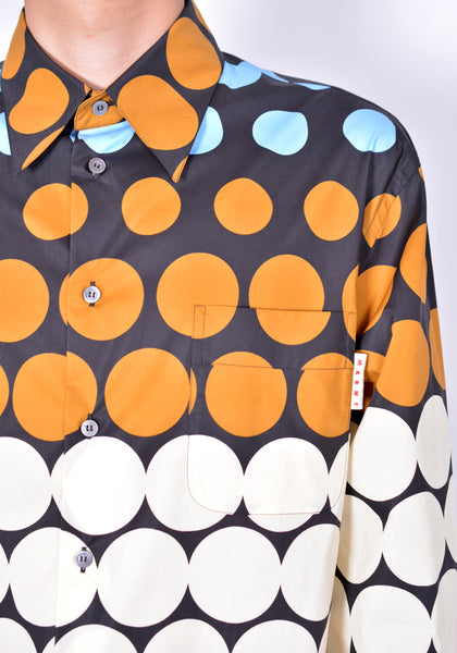 MARNI CUMU0212A0 POLKA DOT SHIRT FW21 | DOSHABURI Online Shop