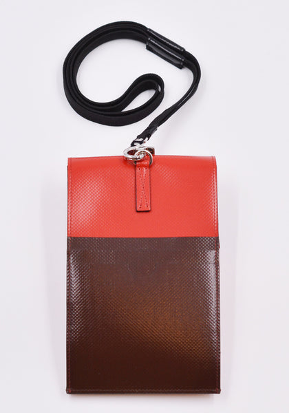 MARNI TEMI0004A0 PHONE CASE RED/BROWN FW21 | DOSHABURI Online Shop