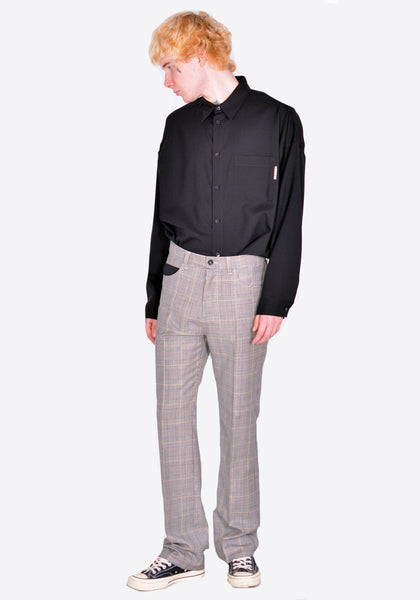 MARNI PUMU0191QU PRINCE OF WALES TAILORING WOOL TROUSERS FW22 | DOSHABURI Online Shop