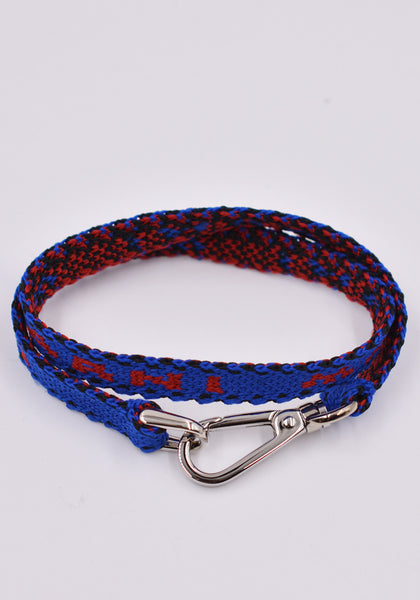 MARNI BRZB0027A0 T2000 00B59 BRAIDED BRACELET BLUE/RED SS22 | DOSHABURI Online Shop