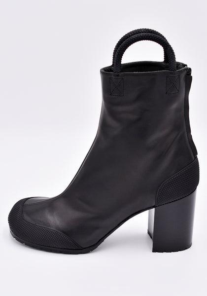 RANDOM IDENTITIES BOOT-01 WORKER LEATHER BOOT BLACK | DOSHABURI Online Shop