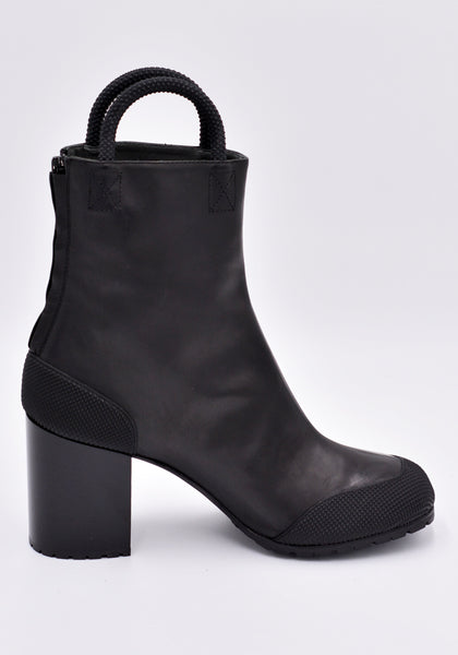 RANDOM IDENTITIES BOOT-01 WORKER LEATHER BOOT BLACK | DOSHABURI Online Shop