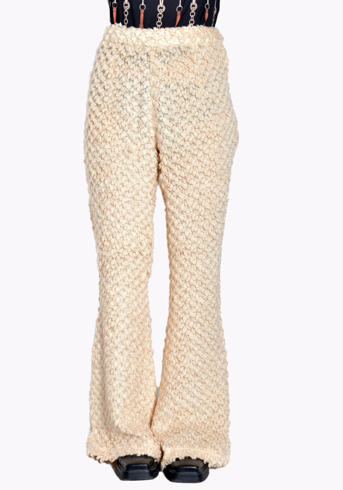 ROKH R1CA73 JP 04 KNITTED TOUSERS IVORY FW22 | DOSHABURI Online Shop