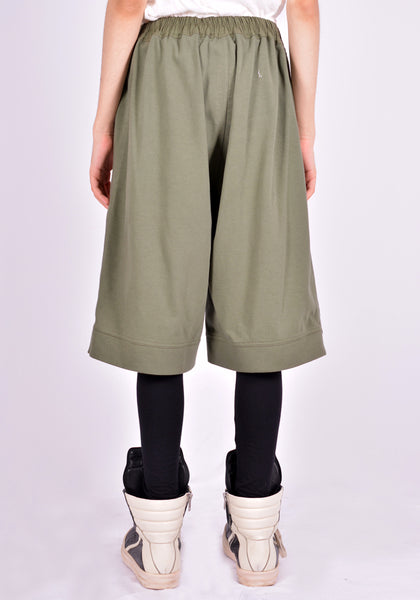 RICK OWENS RU02A5399 BA 15 DRAWSTRING KARLOFF BOXER SHORTS GREEN FW21 | DOSHABURI Online Shop