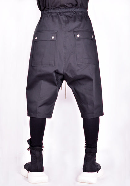 RICK OWENS RR02A5308 TW RICK'S BELA SHORTS BLACK FW21 | DOSHABURI Online Shop