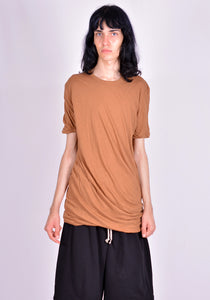 RICK OWENS RU02A5256 UC 24 DOUBLE LAYERED T-SHIRT HONEY 2021FW | DOSHABURI Online Shop