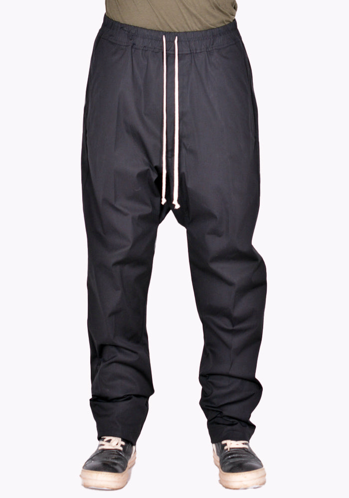 rick owens drawstring long TE素材 black 46-