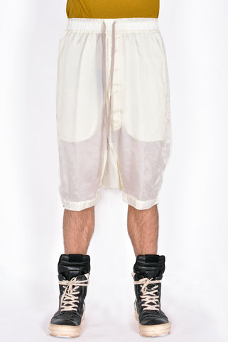 RICK OWENS RU01B1384 J 21 RICK'S PODS SHORTS CUPRO NATURAL SS22 | DOSHABURI Online Shop