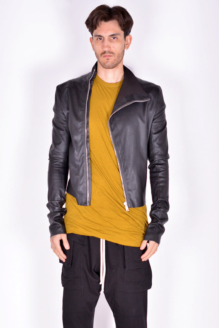 Rick owens deals leather jacket mens