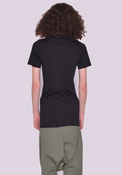 RICK OWENS MEN RU01C4251 JA BASIC SHORT SLEEVE T-SHIRT BLACK SS23 | DOSHABURI Online Shop