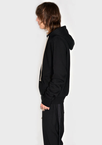 RICK OWENS DRKSHDW DU01C6276 F 09 JASON ZIP SWEAT HOODIE BLACK