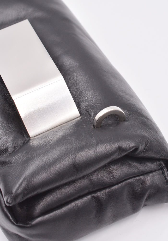 RICK OWENS MEN LLPPA PILLOW GRIFFIN BAG BLACK SS23 | DOSHABURI Shop